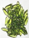 50 5x16mm Transparent Olive Dagger Beads